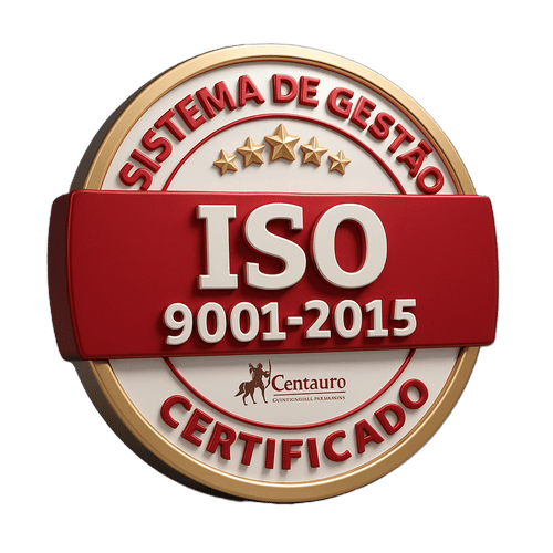 Selo de certificação ISO 9001 - sistema de gestão de qualidade